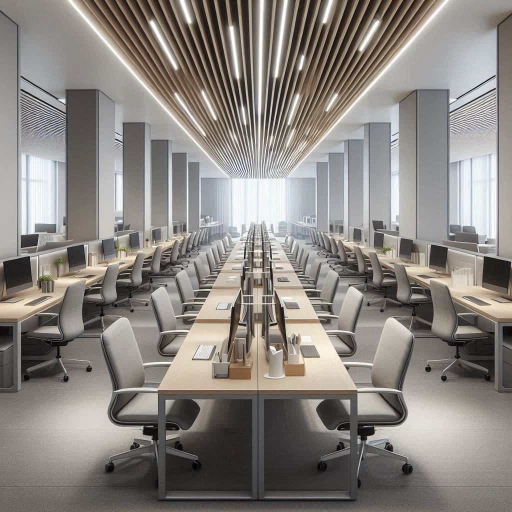 外贸企业在项目交付赶工之后该怎样恢复写字楼办公办公区照明舒适度的正常节奏